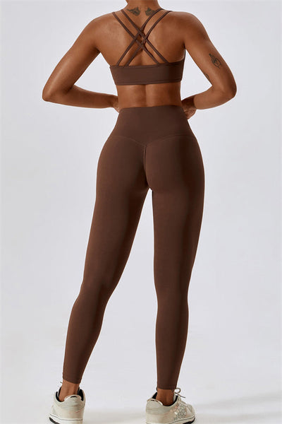 Laura Sport Bra | Graphite Taupe