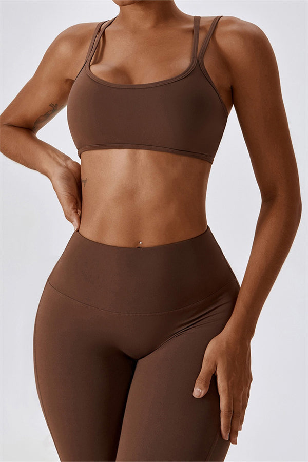 Laura Sport Bra | Graphite Taupe