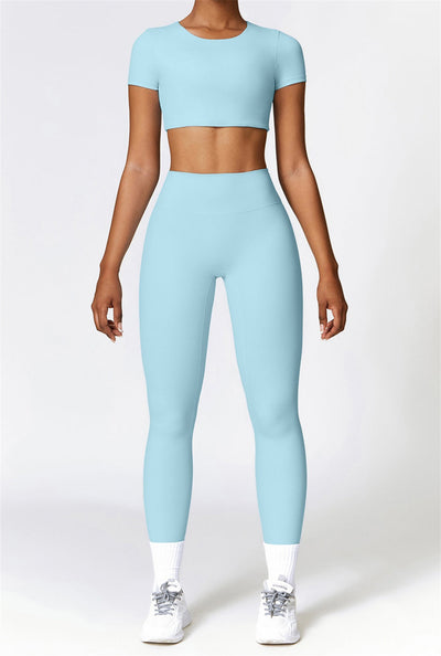 Lina Crop Top | Light Grey