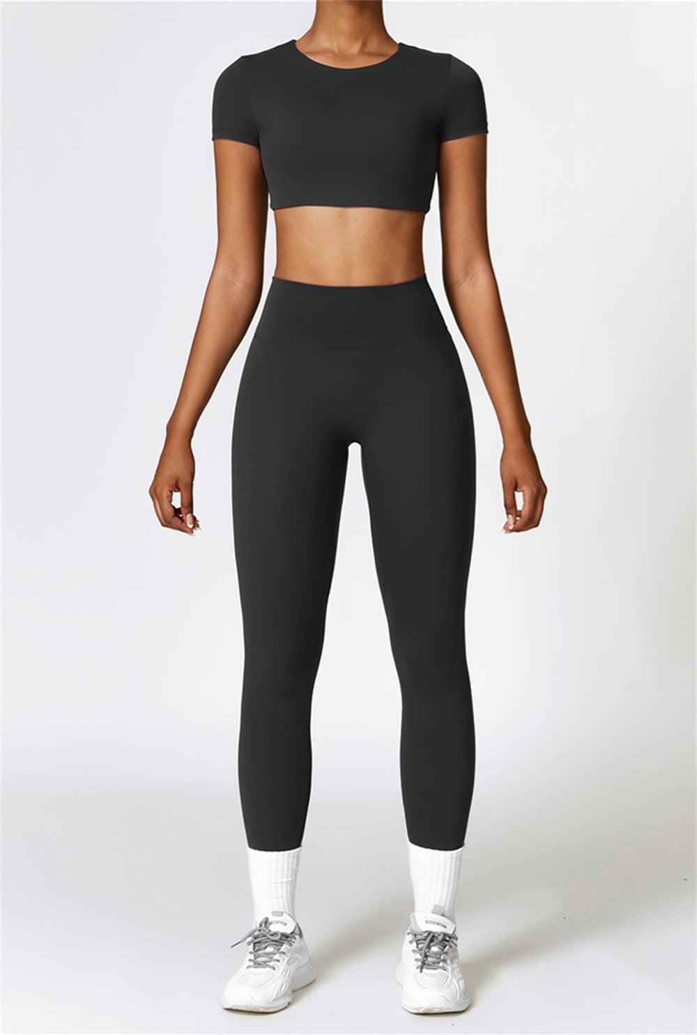Lina Crop Top | Light Grey