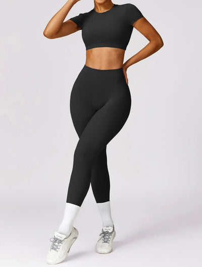 Lanna Crop Top | Soft Black