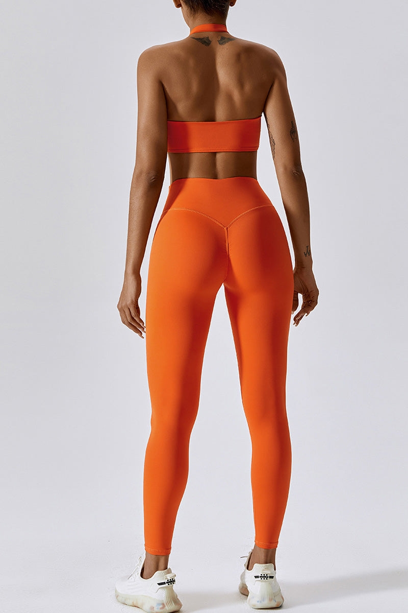 Zayra Legging with Scrunch | Citrus Sorbet