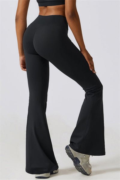 Elara Flared Legging with Scrunch | Aloë