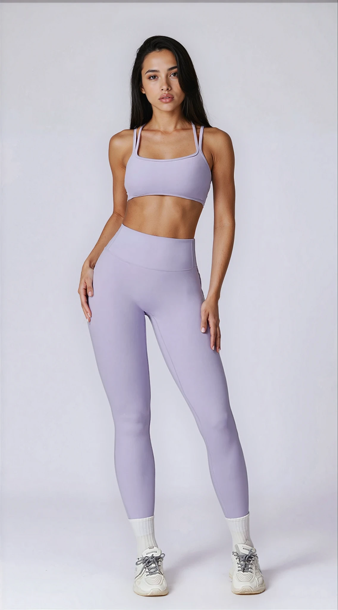 Danica Legging with Scrunch | Lavender