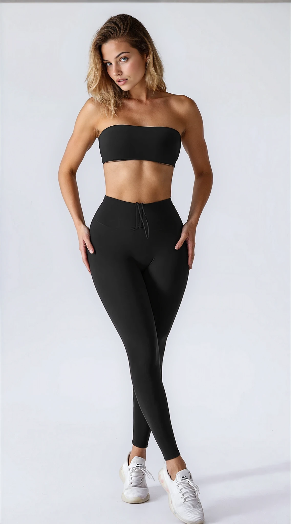 Olivia Bella Legging with Scrunch | Black