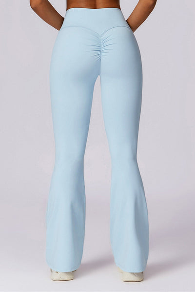 Sofia Flared Legging with Scrunch | Vanilla