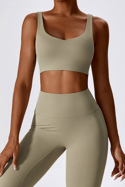 Amara Sport Bra | Vanilla