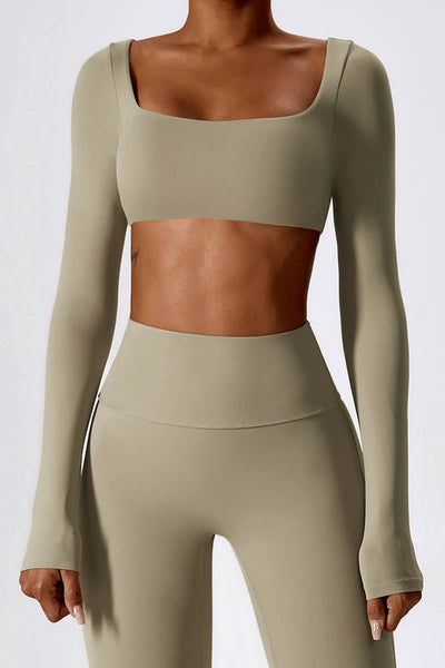 Mia Crop Top | Sage