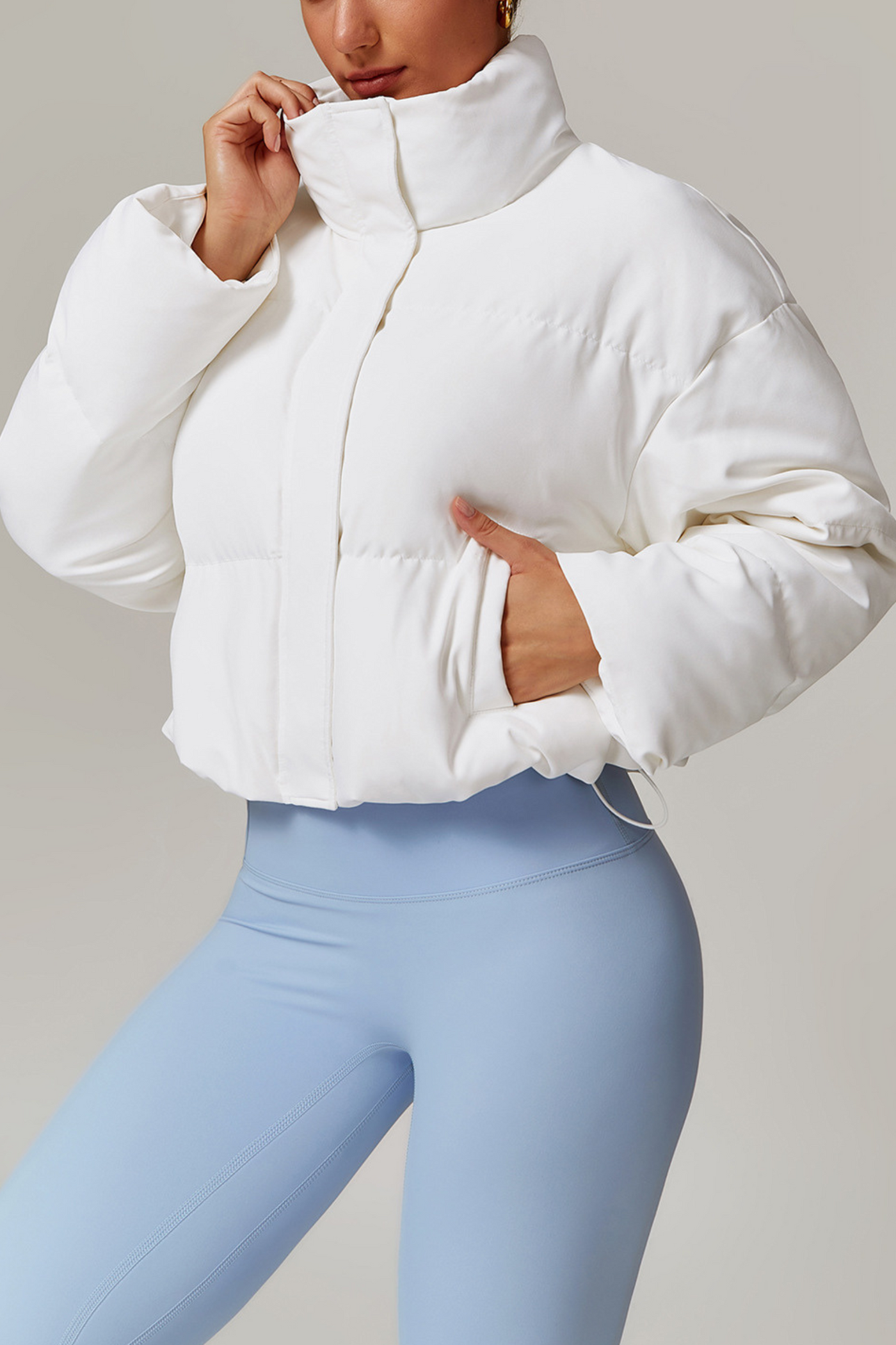 Serine Oversized Bomber Jacket | Cherry