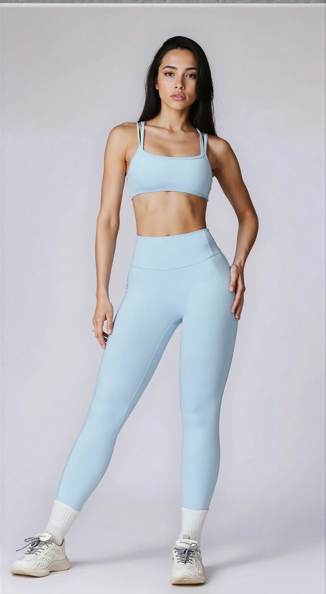 Danica Legging with Scrunch | Powder Blue