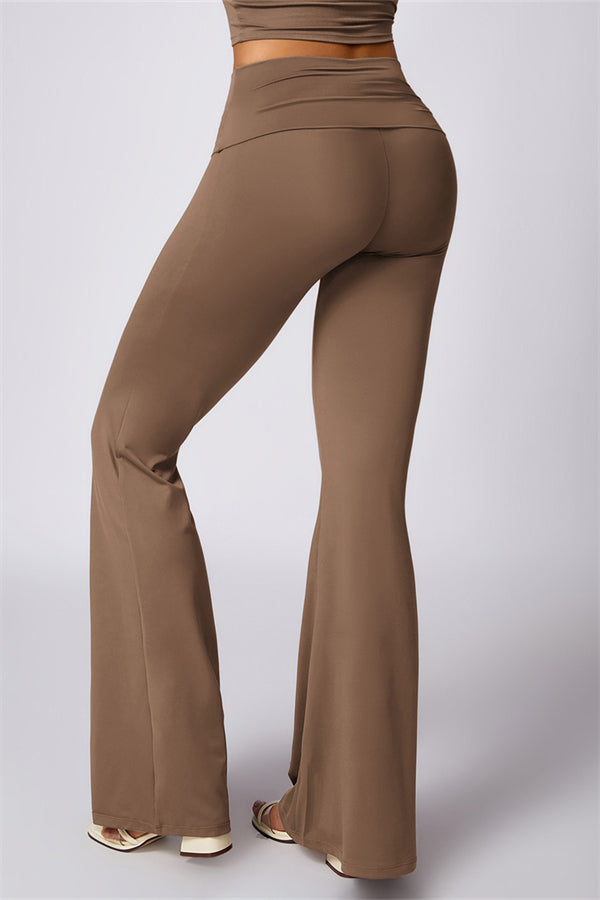 Farah Flared Legging zonder Scrunch | Soft Charcoal