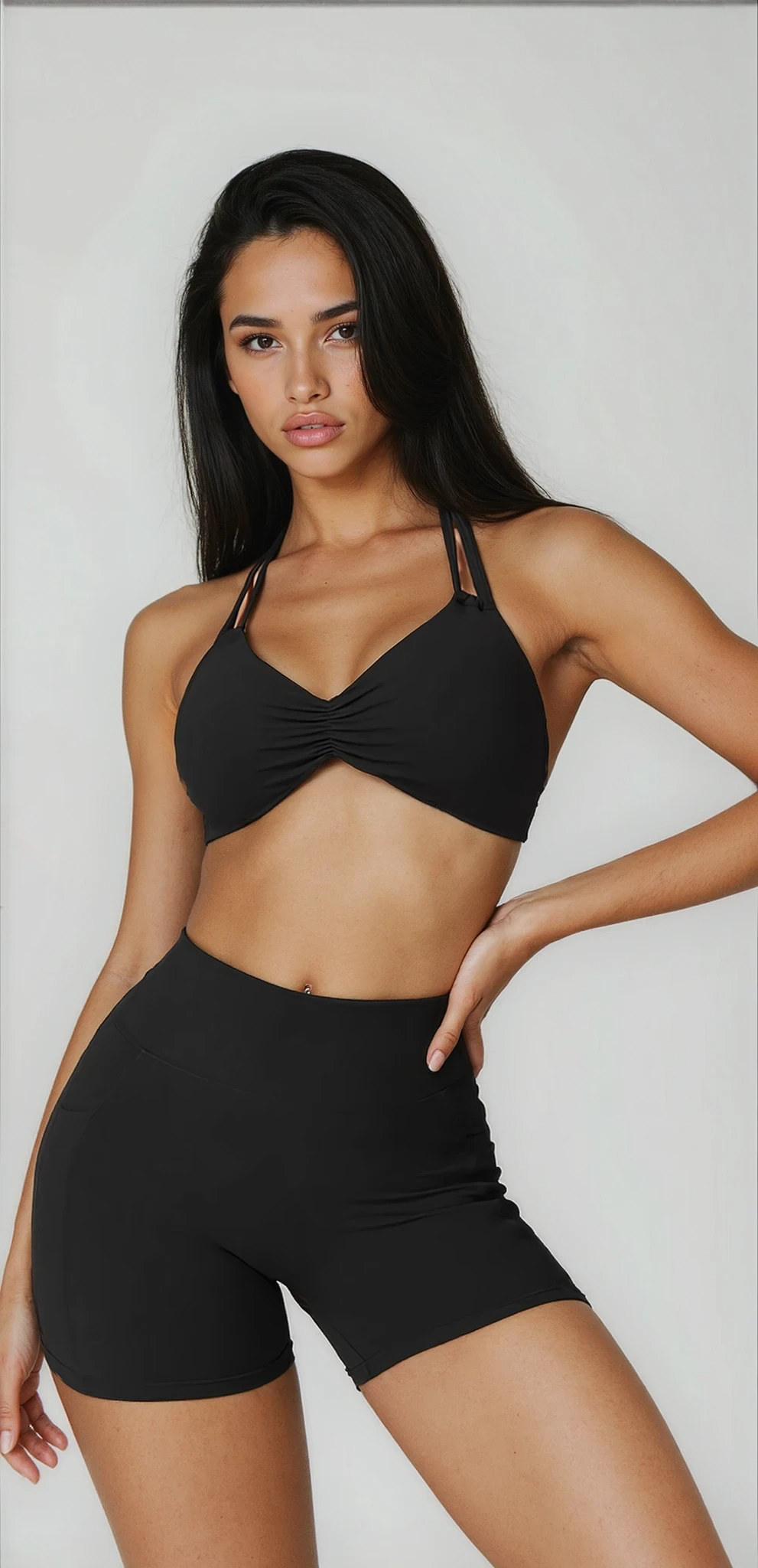 Amelia Sport Bra | Black