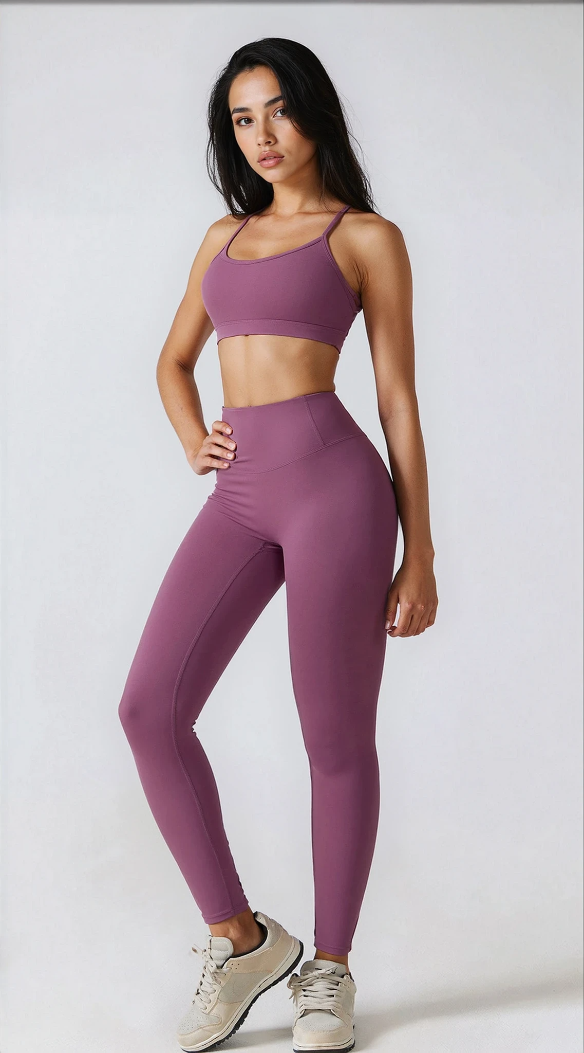 Danica Legging with Scrunch | Deep Blossom