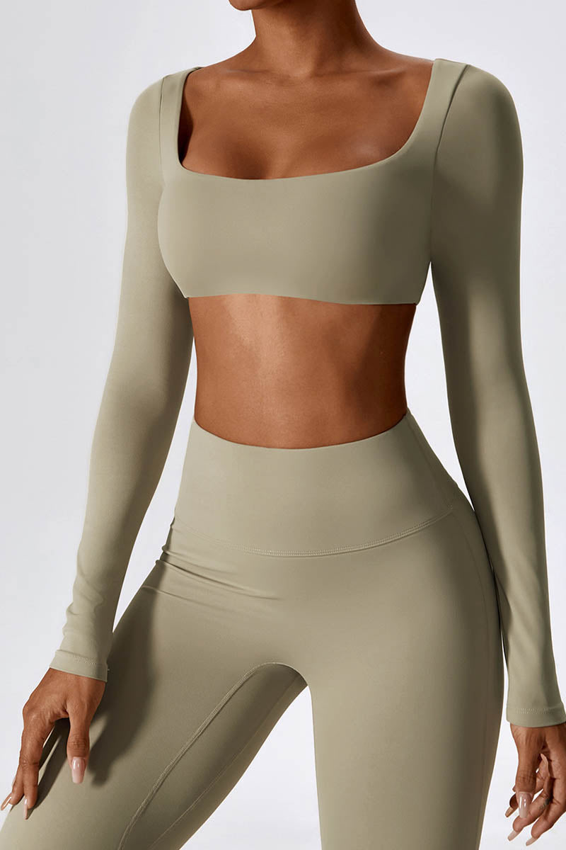 Mia Crop Top | Sage