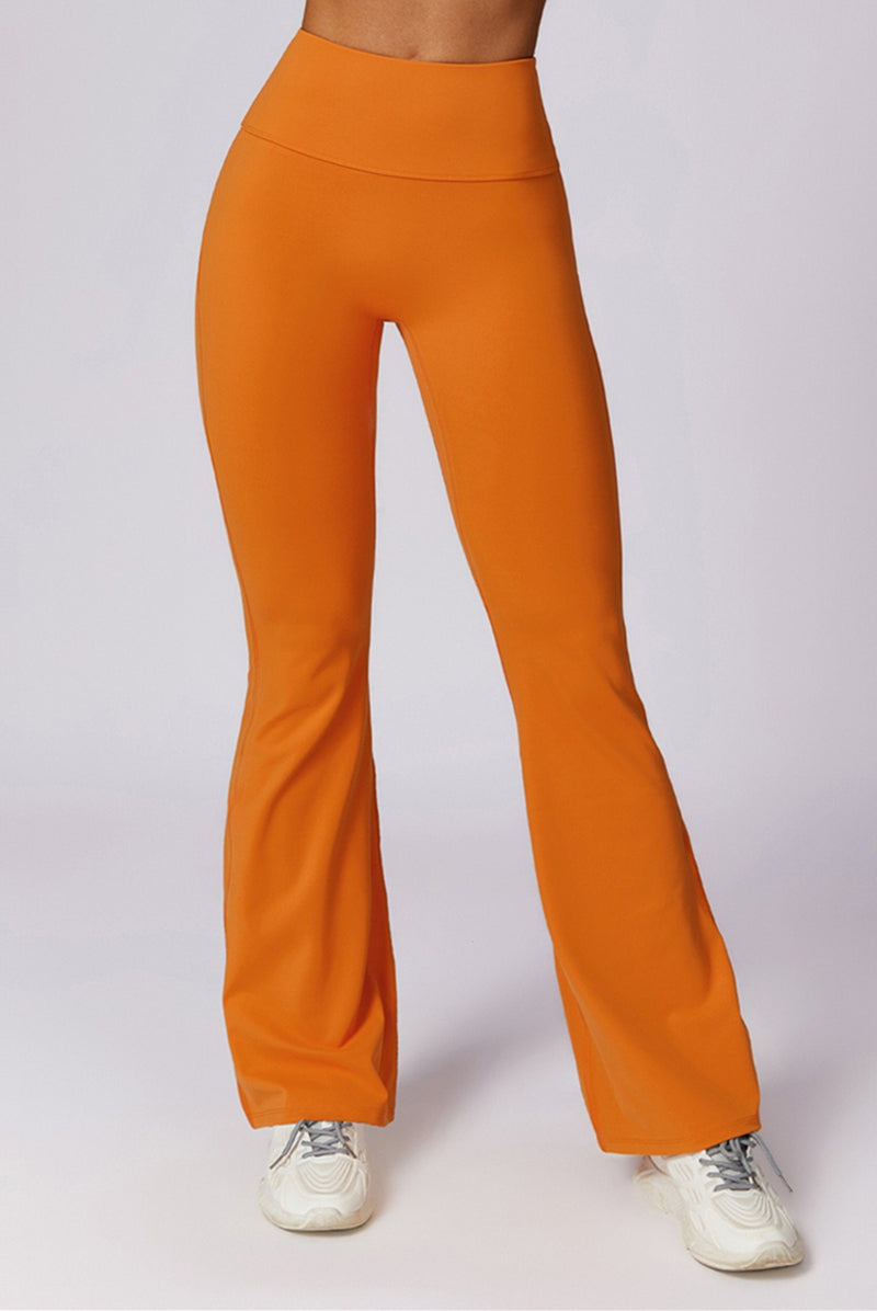 Sofia Flared Legging with Scrunch | Vanilla