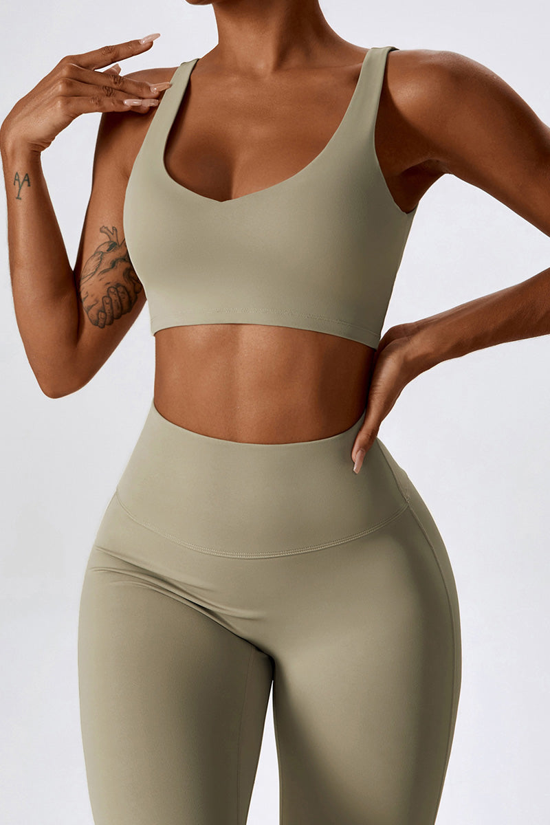 Amara Sport Bra | Vanilla