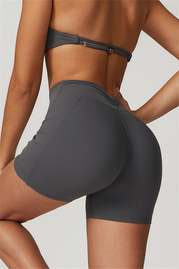 Emily Layla Shorts with Scrunch | Steel Grey