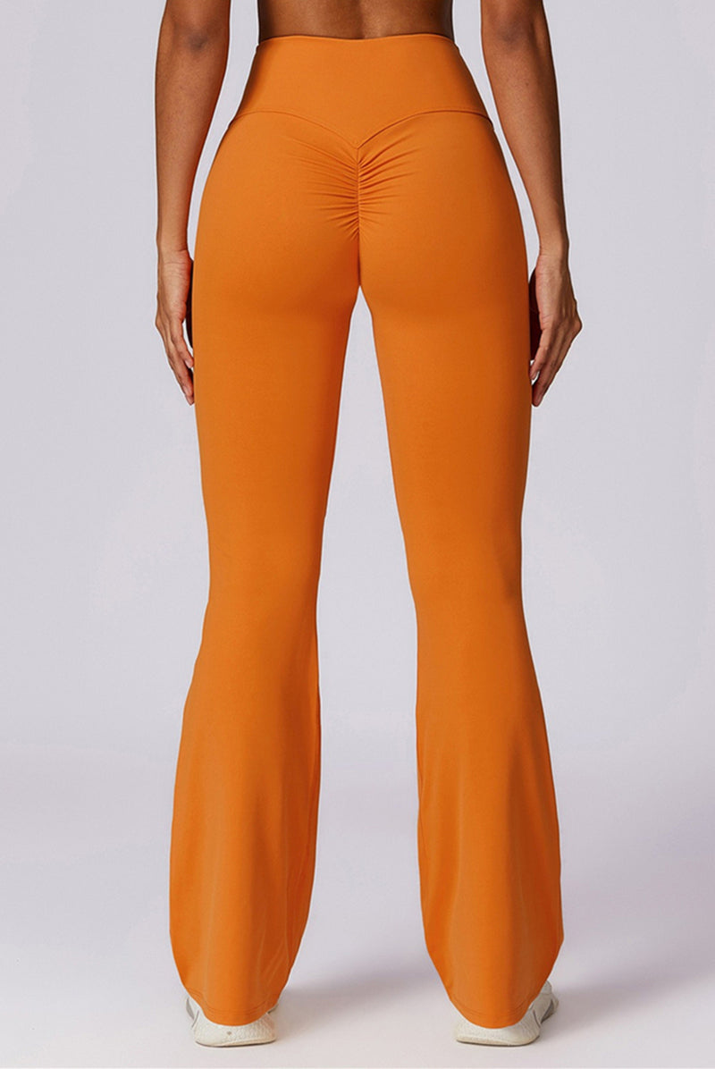 Sofia Flared Legging with Scrunch | Vanilla
