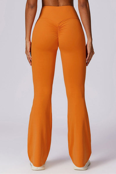 Sofia Flared Legging with Scrunch | Vanilla