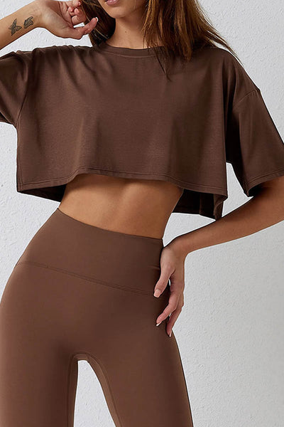 Ava Mae Crop Top | Black