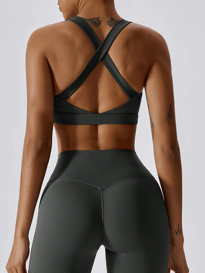 Tessa Sport Bra | Soft Charcoal