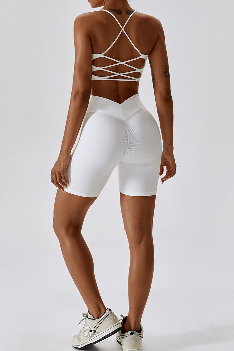 Jasmine Sport Bra | Raspberry