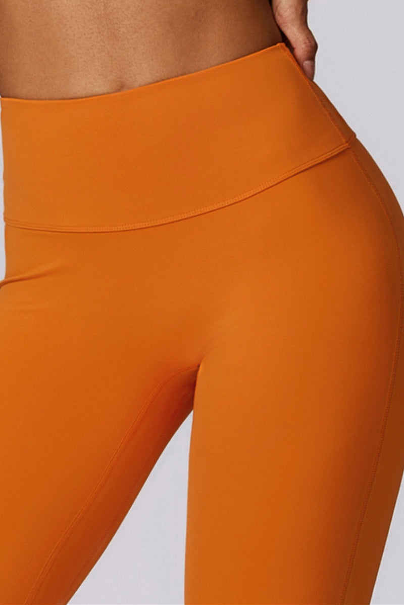 Sofia Flared Legging with Scrunch | Vanilla