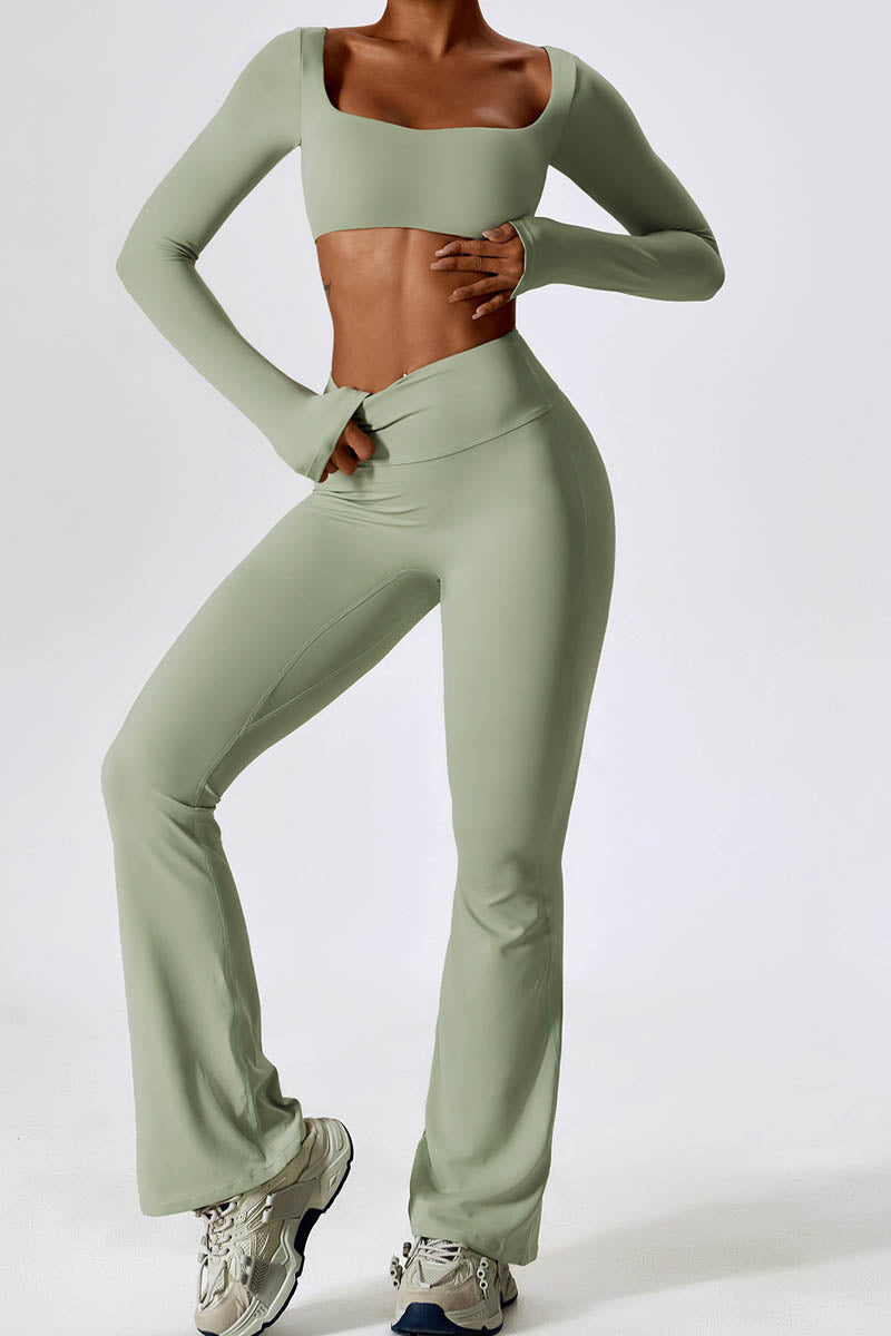 Mia Crop Top | Sage