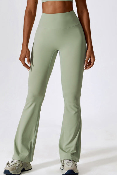 Sofia Flared Legging with Scrunch | Vanilla