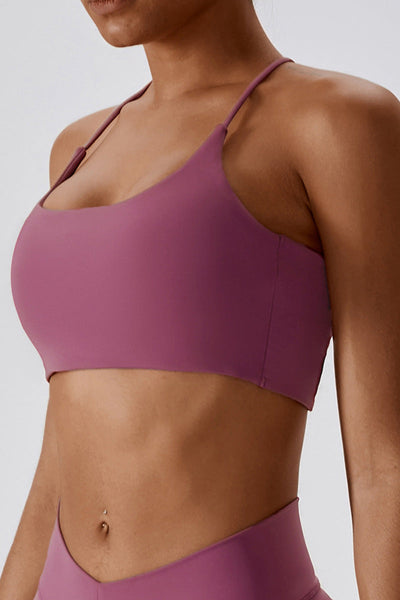 Jasmine Sport Bra | Raspberry