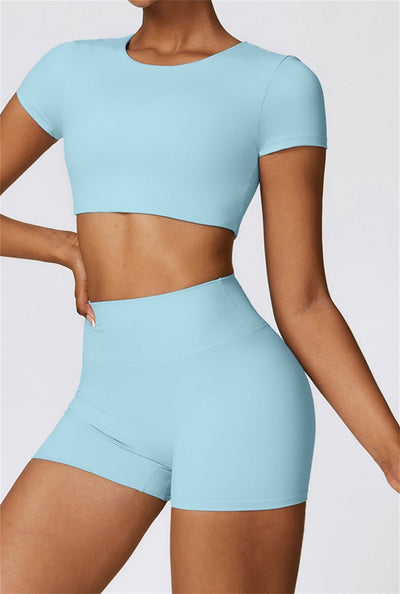 Lina Crop Top | Light Grey