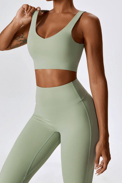 Amara Sport Bra | Vanilla