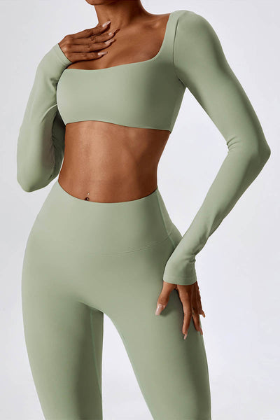 Mia Crop Top | Sage