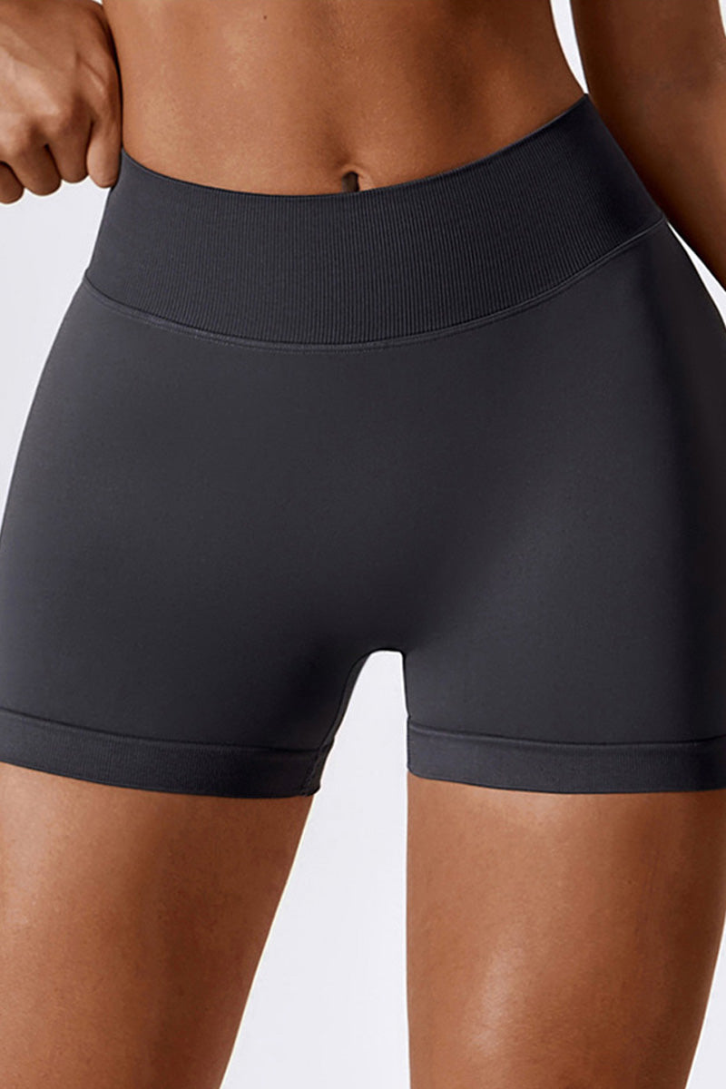 Aria Short with Scrunch | Burgundy