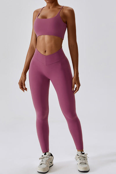 Jasmine Sport Bra | Raspberry