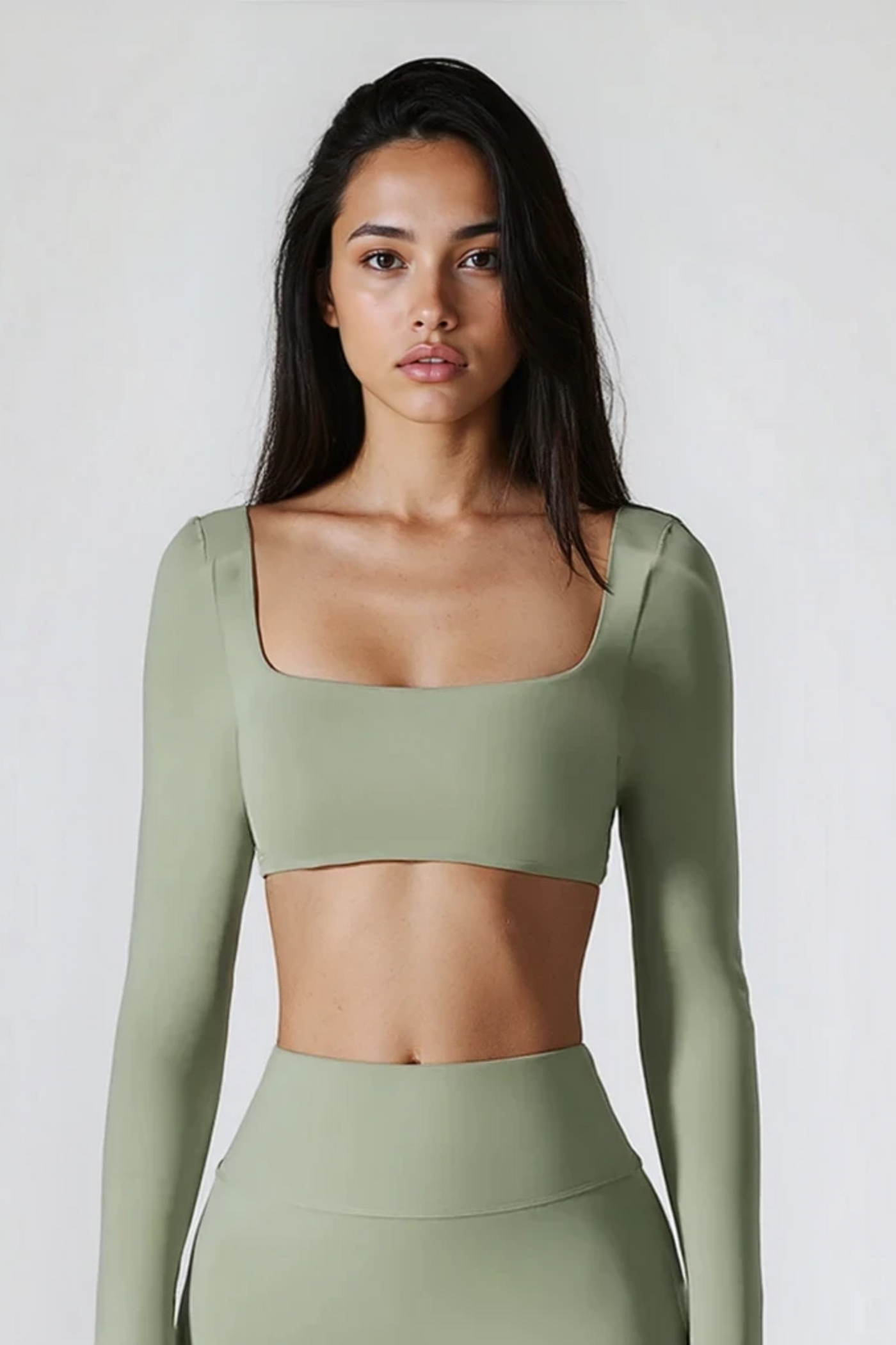 Mia Crop Top | Sage