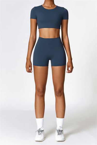 Lina Crop Top | Light Grey