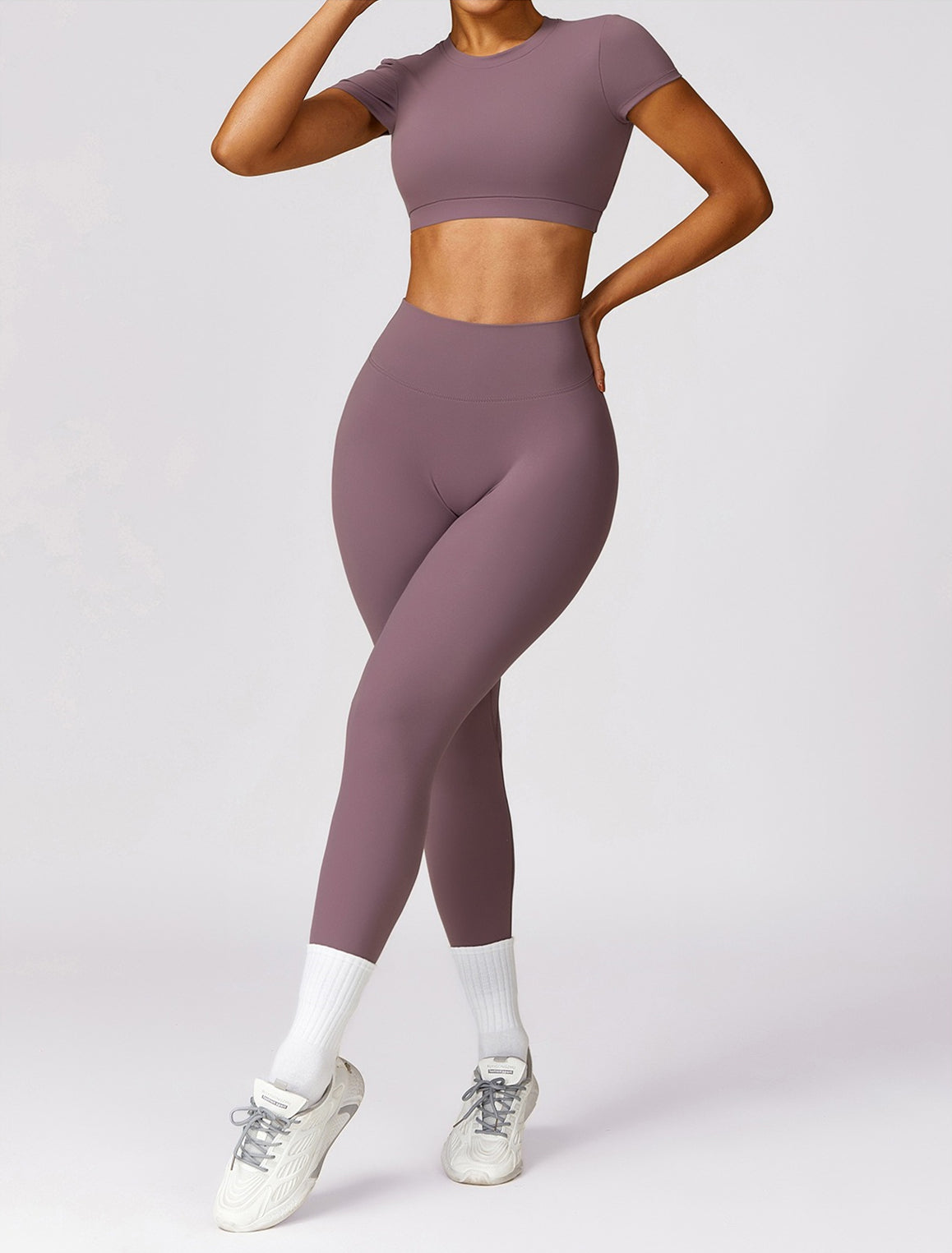 Skylar Legging with Scrunch | Steel Blue