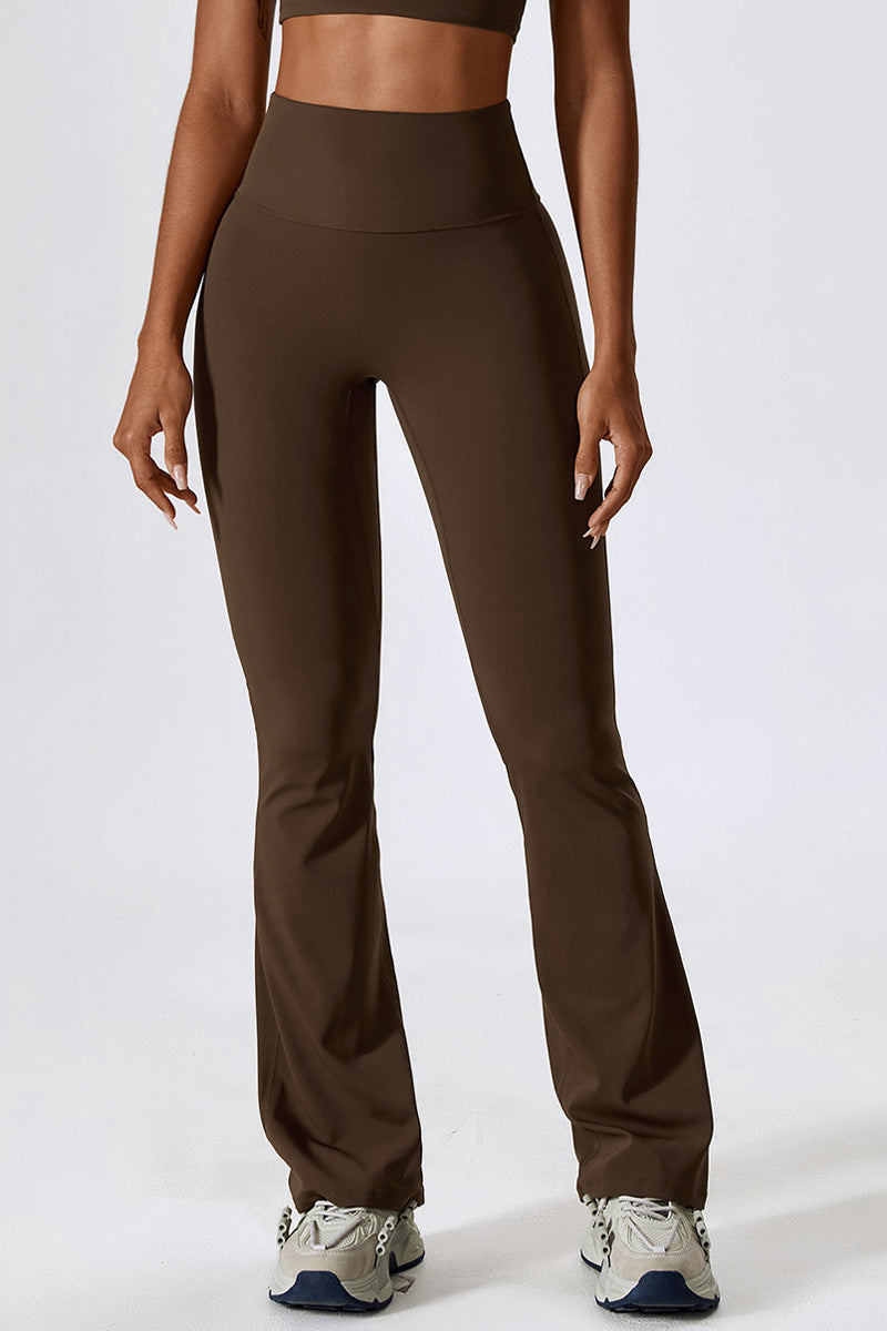 Sofia Flared Legging with Scrunch | Vanilla