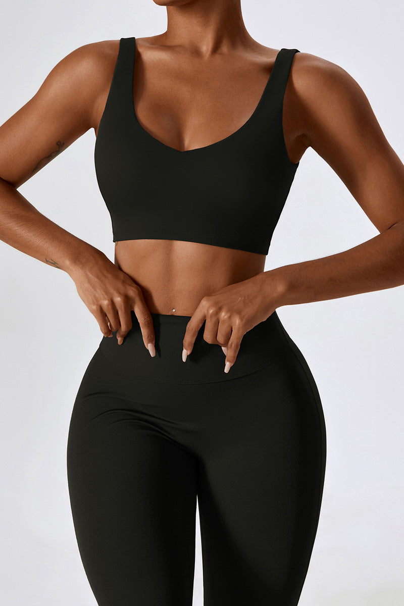 Amara Sport Bra | Vanilla