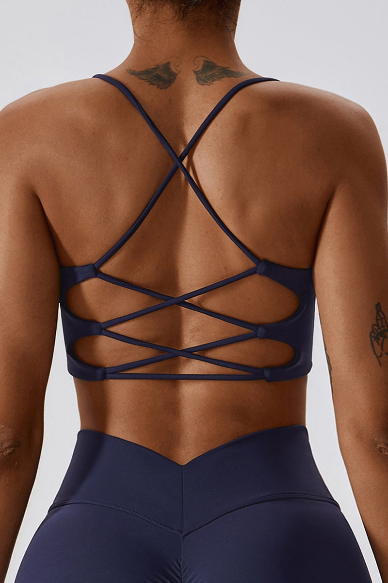 Jasmine Sport Bra | Raspberry