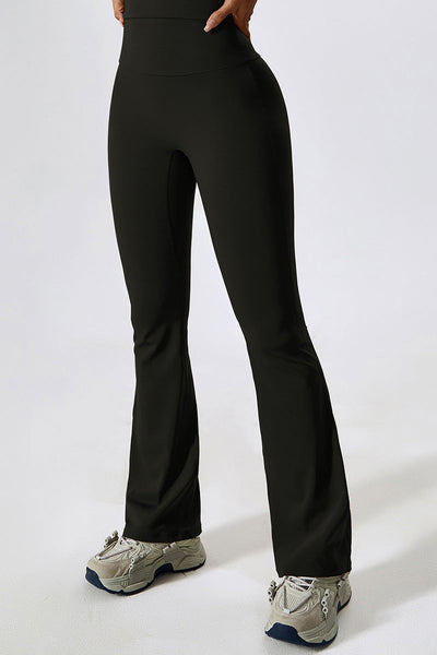 Sofia Flared Legging with Scrunch | Vanilla