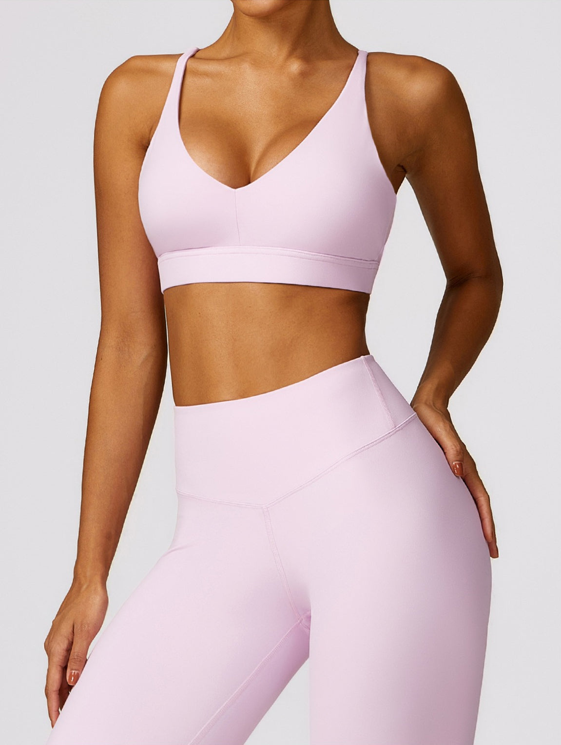Callie Sport Bra | Blush