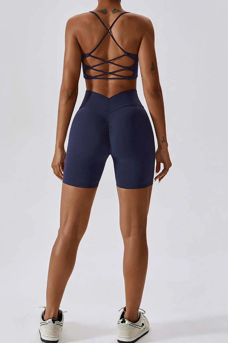 Jasmine Sport Bra | Raspberry