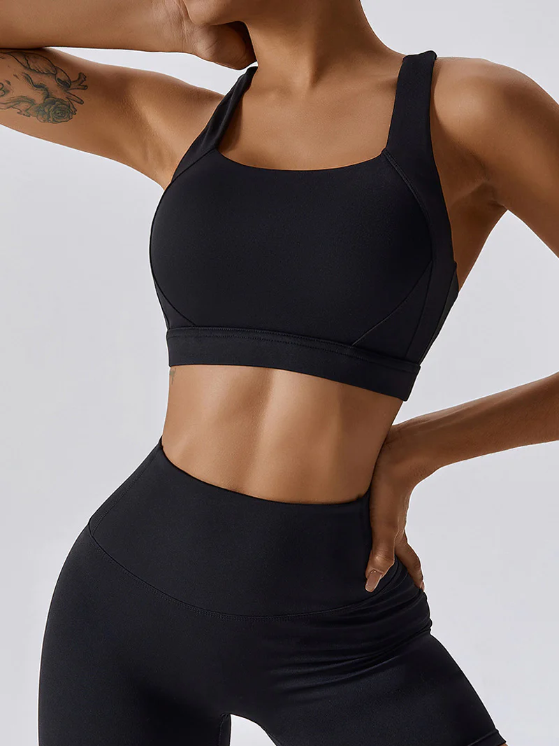 Tessa Sport Bra | Soft Charcoal