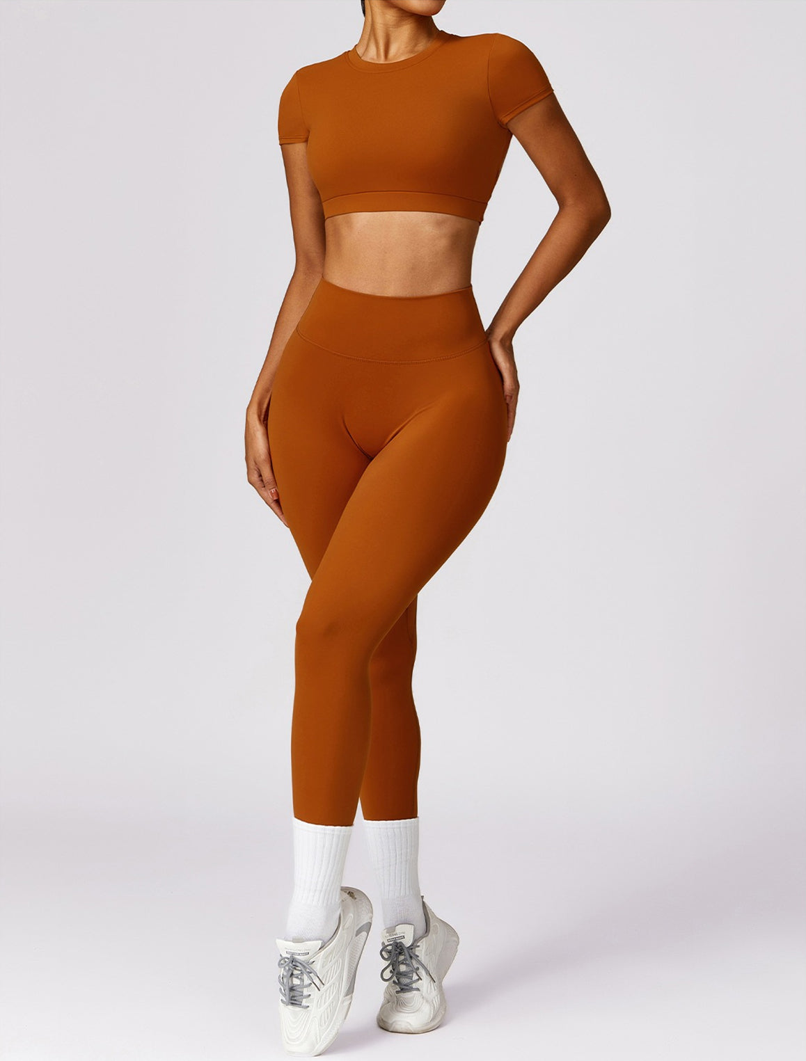 Skylar Legging with Scrunch | Steel Blue
