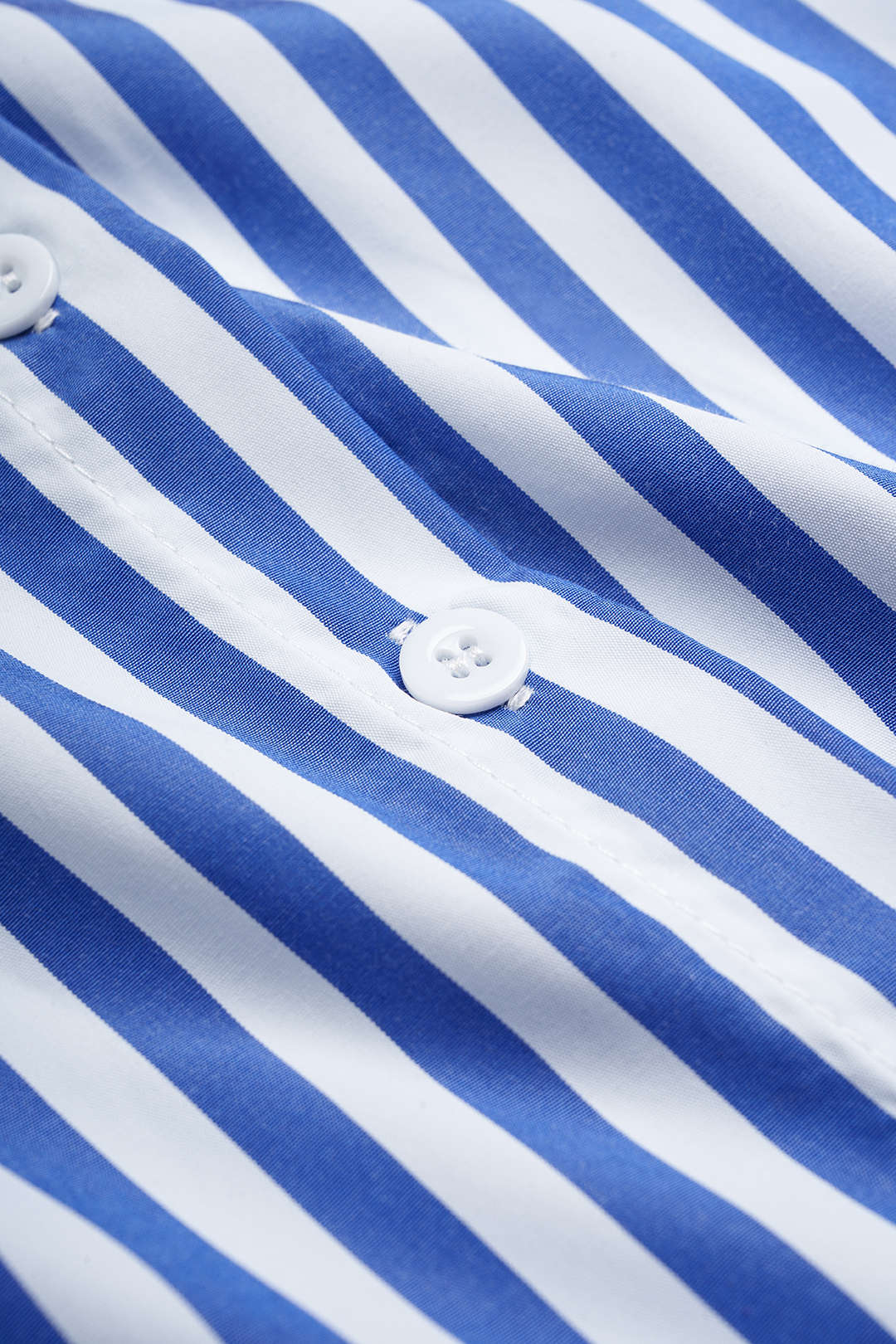 Stripes Print Long Sleeve Mini Dress