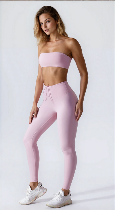 Olivia Bella Legging with Scrunch | Pilates Pink