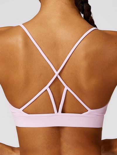 Callie Sport Bra | Blush
