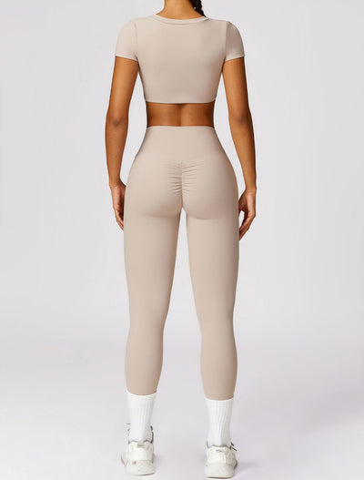 Skylar Legging with Scrunch | Steel Blue